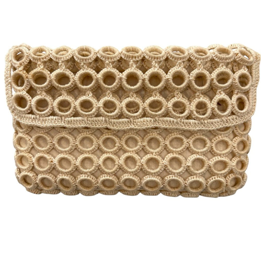 RusTan’s Filipiniana Elegant Cream Woven Clutch